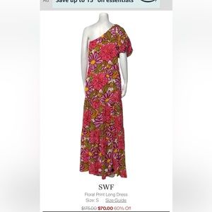 SWF Floral Print Long Dress